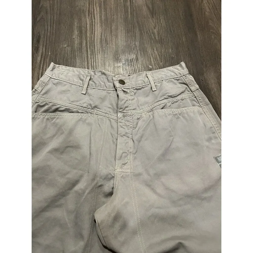 NOS Vtg 90s Marithe Francois Girbaud Mens 32x32‎ Baggy Relaxed Fit Jeans Gray